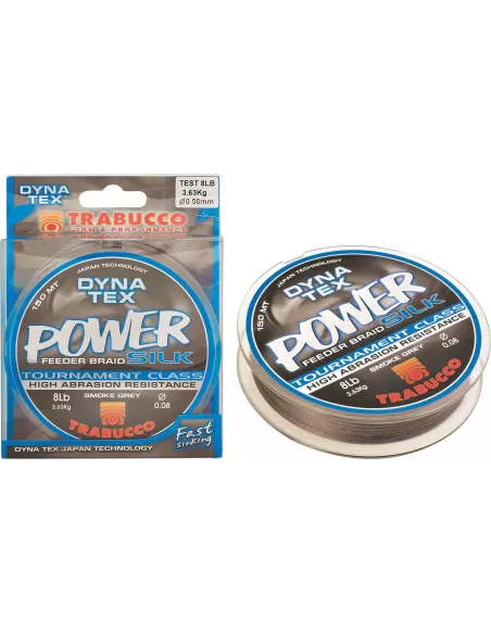 Trabucco Braided Power Silk Feeder Dyna Tex 150mt Fishing Lines Trabucco