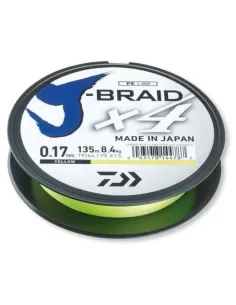 Daiwa J Braid X4 135mt Braided Fishing Lines Daiwa