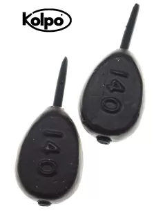 Inline Lead Fishing Weights Kolpo Top Pr 2pz 
