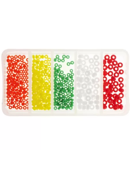Kolpo Assortimento Perline Pesca 300 pz Accessori mare Kolpo