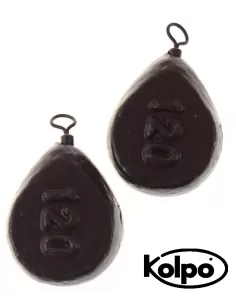 Lead Fishing Sinkers with Swivel Top PR Kolpo 2pz 