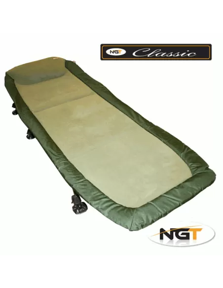 NGT Sunbed Microfiber Adjustable Fishing