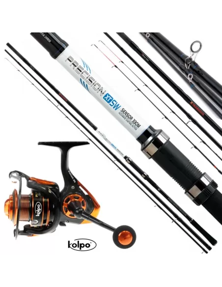 Reel Fishing Kit Feeder Precision Trabucco Kolpo Pumar