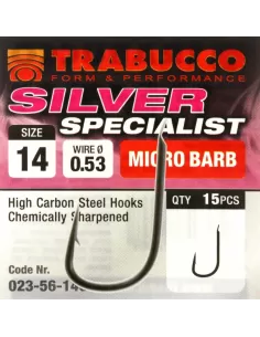 Fish hooks Trabucco Silver Specialist 