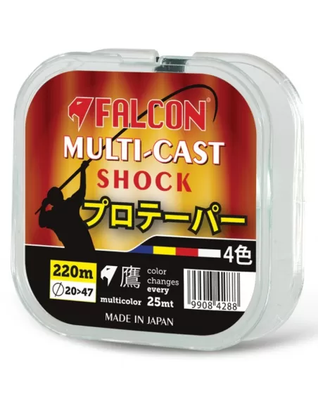 Falcon Conical Fishing Line Multicolor 220 mt Falcon Fishing Lines