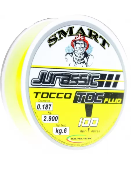 Filo da Pesca Smart Jurassic Tocco Fluo 100mt Fili da pesca Maver