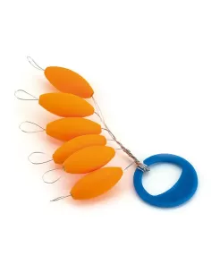 Flotterino Oval Orange 6 x 13.5 mm 