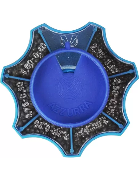 Mascot Azzurra Media con Piombi Spaccati Grammature Assortite Minuteria Kolpo