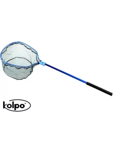 Fishing landing net Top Evo Large rubber mesh Kolpo 