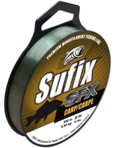 Sufix Fishing Line SFX Carp Green 300 mt Sufix Fishing Lines