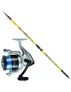 Kit 6500 Reel Fishing Wire Rod 4.20 Trabucco Vektor Surfcasting 