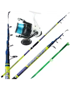 200 gr Rod Reel Fishing Combo Kit Surf Casting 8000 Picket Wire 