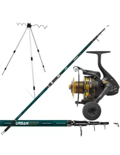 Fishing Rod Reel Combo Kit Casting King Sea Tripod Vektor 