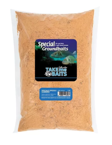 Groundbait 1 kg sea bass Special with shrimp Ground