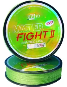 Dip fishing Braid Braided Master Fight II 270 mt Fluo Green 