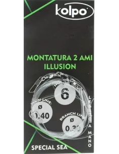 Fishing Casting Frame beam Two Ami Bolentino Kolpo