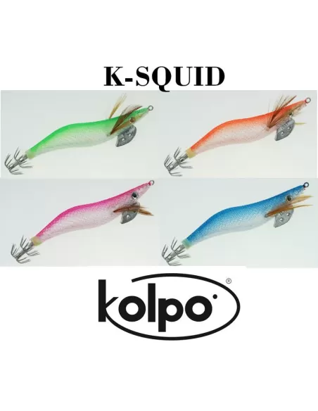 K-flare effect silk Kolpo squid squid jigs