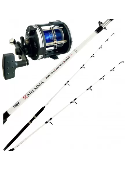 Kit Fishing Troll coast Reel Troll kolpo