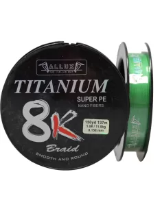 Alcedo Braid Braid Titanium 8 150 meters Heads