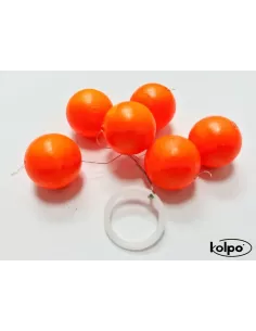 Flotter Floating Round Super Fluo Orange fishing Raft 