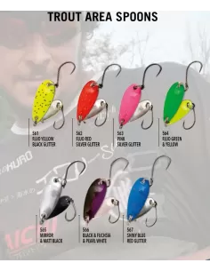 Nomura Akira Trout Area Spoons 2.50 grams 