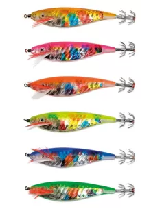 Hard Body Squid Jigs With Rattling Totosutte Holo Lineaeffe 