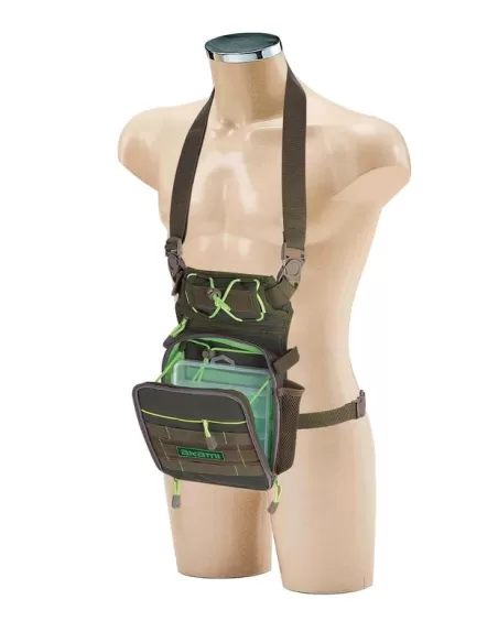Shoulder bag with Rigid Door Bag fishing tackle