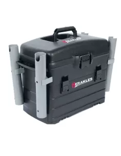 Herakles Briefcase Area Tackle Box with small parts Boxes and Rod holder 