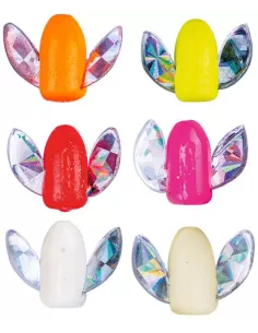 Fly Flotter Flotterino 6-Pack with Reflective Akami Wings PCs 