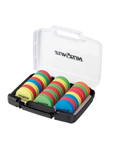 Scatola con Avvolgilenza 24 pz 26.5 x 21.5 x H8 Accessori da pesca Zun Zun