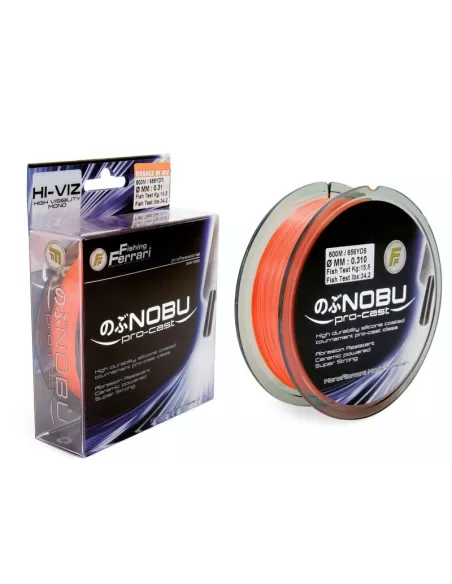 Fishing Pro fishing line Cast Orange Ferrari Nobu 300 mt