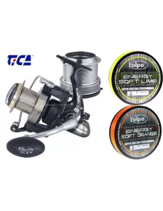 Reel Tica Scepter in Kit with 2 fishing reels Energy 500 mt 