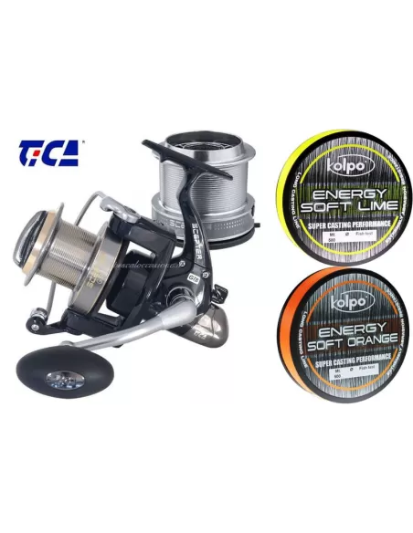 Moulinet Surfcasting TICA Scepter GTB9000 - Ratio 4.1 - 2 Bobines - Frein Avant