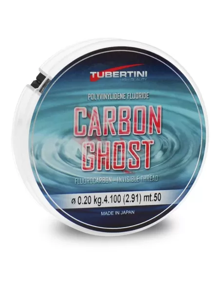 Tubertini Fluorocarbon Carbon Ghost 50 mt Fili da pesca Tubertini