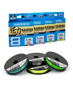 Shimano Braid 150 sx 8 Heads Kairiki Colour Steel Grey 