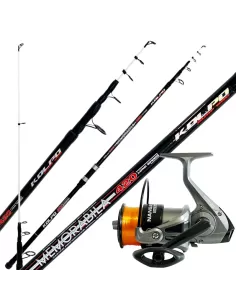 Kit Surfcasting Beach Pier Canna Reel Wire 