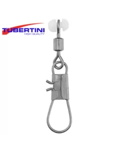 Tubertini Swivel with Interlock snap hook and plastic Bead Conf 6 PCs 