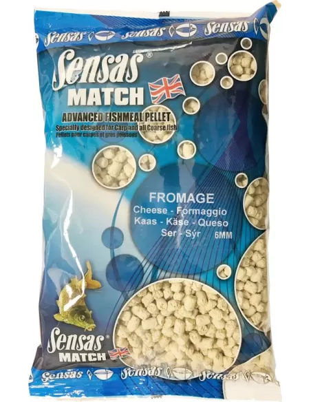 Sensas man Pellet Special cheese Sea and sturgeon