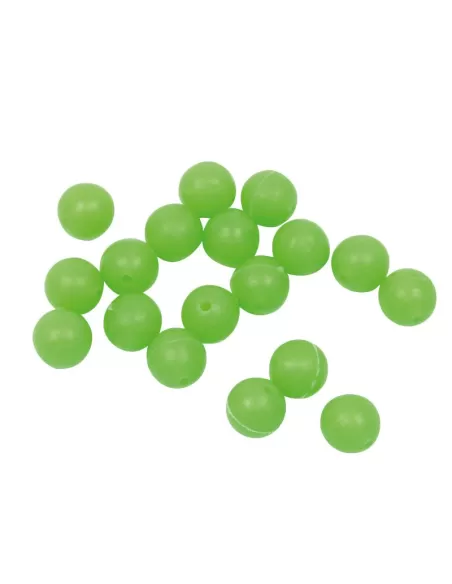 Perline Tonde Rigide Fluorescenti Pesca Professionale 1000 pezzi Minuteria Sele