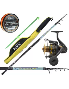 Colmic Kit Surf Barrel shapt 250g reel sheath wire tip 