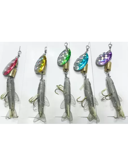 Olympus Minnow Spinner 5 pezzi Esche Artificiali Olympus