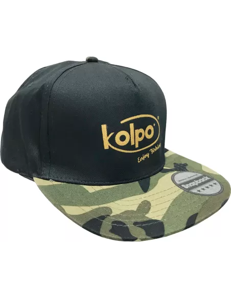 Kolpo Cappello Cap Gold Camo Black Abbigliamento da pesca Kolpo