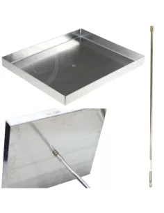 Kolpo Serbidora flat Aluminium with picket 32.5 x 28.5 x 3
