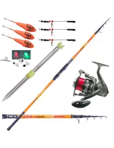 Sea fishing Kit Cane 420 reel small wire beams 