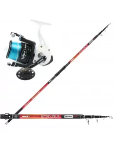 Kit Canna Surfcasting Carbon Reel and Wire 
