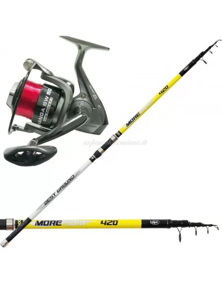 Kolpo Combo Fishing Surfcasting Reed 200g Nanga Reel