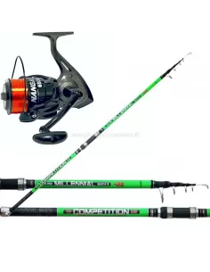 Kolpo Combo Surfcasting Carbon Barrel 180 Reel 8000