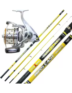 Kolpo Combo Fishing Surf High Quality Canna Carbon Ultra Light Reel 