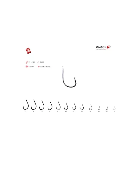 Akami I love fishing 931 Pack 20 hooks