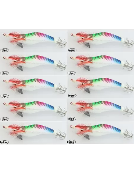 Egi Fishing Kit 10 pc Totanara Multicolor 2.5